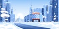 City In Ice Composition Royalty Free Stock Photo