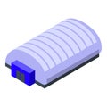 City ice rink icon isometric vector. Sport hockey