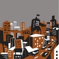 city illustration Royalty Free Stock Photo