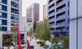 London City Island modern development beside the Bow Creek in London Royalty Free Stock Photo