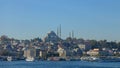 The city Istanbul - blue sky in the afternoon - a natural photography