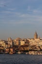 City of Istanbul with Galata tower Royalty Free Stock Photo