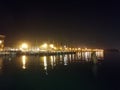 City italy visit trip Sirmione night Royalty Free Stock Photo