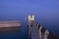 City italy visit trip Sirmione night Royalty Free Stock Photo