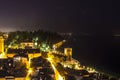 City italy visit trip Sirmione night Royalty Free Stock Photo