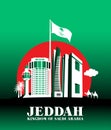 City of Jeddah Saudi Arabia Famous Buildings