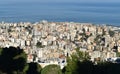 City of Jounieh  on the mediterranee, Lebanon Royalty Free Stock Photo