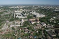 The city of Khabarovsk a kind from the helicopte .