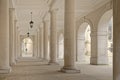 Temple, london, england: colonnade pillars