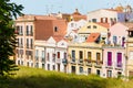 City landscape of colorful old Cagliari, Sardinia, Italy Royalty Free Stock Photo