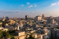 City Landscape Of Genoa Italy At Sunset With Blue Sky Royalty Free Stock Photo