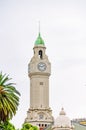 City legislature clock tower - Buenos Aires - Argentina. vertical Royalty Free Stock Photo