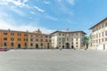 City life in Piazza dei Cavalieri on a sunny day Royalty Free Stock Photo
