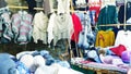 City life style girl sells roasted almonds in the Old Town of Tallinn for a tourist trip to the Baltic tourism 2019,06,20