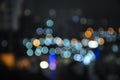 City light blur bokeh Royalty Free Stock Photo