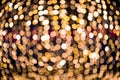 City lights blurred abstract circular bokeh on background Royalty Free Stock Photo