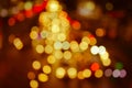 City lights blurred bokeh