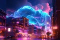 Tech-infused Urban Dreamscape: Cloud Computing\'s Transformative Power