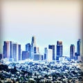 City lights - Downtown LA Skylight