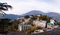 A city line view of McLeod Ganj Royalty Free Stock Photo