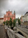 City of Ljubljana in Slovenia 27.7.2015