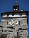 Constance-Medieval building with painted facade in Konstanz, Germany Royalty Free Stock Photo