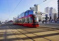 City Lodz, street A.Mickiewicza and Piotrkowska street