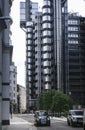 City of london black cab taxi lloyds buildings