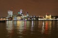 City of London Skyline at night