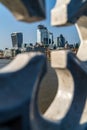 City of London, The skylines of the Metropolitan, the modern skyscrapers of the City along the Thames River