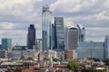 City of London skyscrapers, conctruction Royalty Free Stock Photo