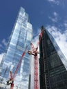 City of London Skyscrapers, Lift, tower Royalty Free Stock Photo