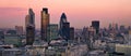 City of London at twilight Royalty Free Stock Photo