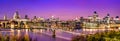 City of London at twilight Royalty Free Stock Photo