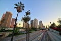 City of Los Angeles Downtown at Sunset