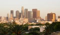 City of Los Angeles Horizontal Downtown Buildings Architecture Royalty Free Stock Photo