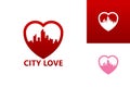 City Love Logo Template Design Vector, Emblem, Design Concept, Creative Symbol, Icon