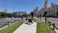 City of Madrid in Spain, several squares with lots of greenery, a happy place, art in everything and beautiful architecture.