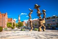 City of Malmo scenic square and church view Royalty Free Stock Photo