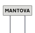 City of Mantua road sign