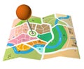 City map Royalty Free Stock Photo