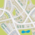City map Royalty Free Stock Photo