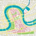 City map Royalty Free Stock Photo