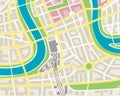City map Royalty Free Stock Photo