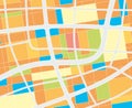 City map Royalty Free Stock Photo