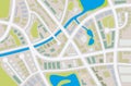 City map Royalty Free Stock Photo