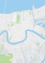 City map New Orleans, color detailed plan, vector illustration