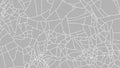 City map. Town streets. Abstract plan. Drawing scheme town, white line road on gray background.Vector Royalty Free Stock Photo