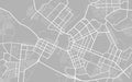 City map. Town streets.  Drawing scheme town, white line road on gray background. Vector Royalty Free Stock Photo