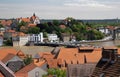 The city of Meissen. View of the Elbe river